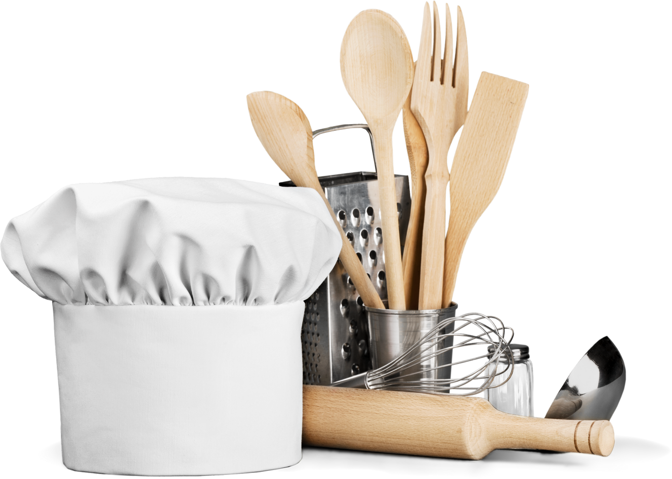 Chef Hat with Cooking Utensils